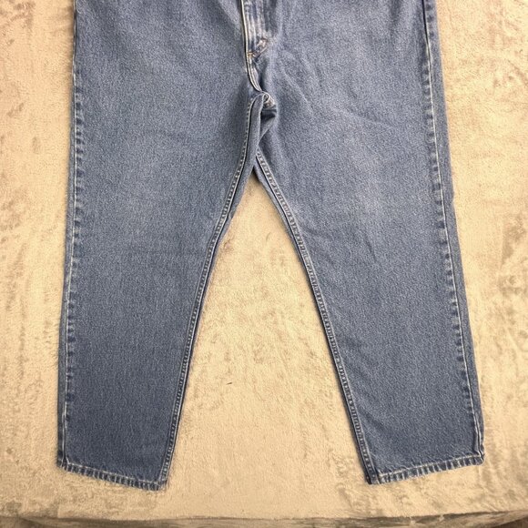 Vintage LL Bean Jeans Mens 44x30 Blue Denim Classic Fit Straight Leg Y2K 220626 - Picture 13 of 16